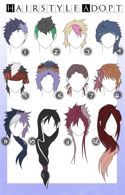 anime hair designs